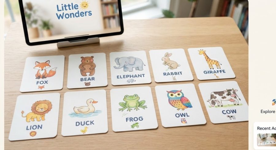 Safari Flash Cards — alternate view
